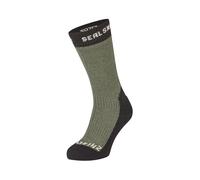 SEALSKINZ Stanfield - Calcetines unisex impermeables con forro de lana merina de longitud media para clima frío extremo, para exteriores, esquí y senderismo de invierno, liberan calor y humedad