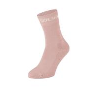 SEALSKINZ Suffield Solo Merino Sock | Calcetines no impermeables | Rosa | Grande, rosa, L