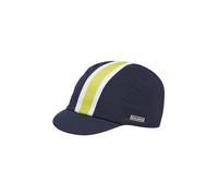 SEALSKINZ Syderstone - Gorra de Ciclismo Impermeable para Todo Tipo de Clima, Azul Marino/Verde, S/M, Azul Marino/Verde, S-M