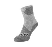 SEALSKINZ Waterproof All Weather Ankle Length Calcetín, Hombre, Grey Marl, Small