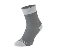 SEALSKINZ Waterproof Warm Weather Ankle Length Sock Calcetines unisex para adultos, gris, S