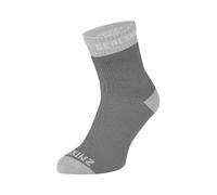 SEALSKINZ Wretham - Calcetines impermeables para clima cálido hasta el tobillo, color gris, talla L, gris, L
