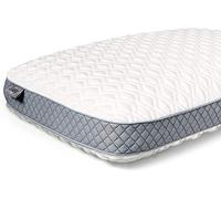 Sealy Almohada Moldeada de Espuma viscoelástica, 40.6 x 61.0 cm x 5.75 Pulgadas, Color Blanco, Gris