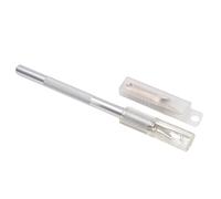 Seam Cutter Stitch Remover Seam Splitter Ergonomic Handle Durable Wearable Effective Protective Convenient Practical Embroidery Tool for Home Use Aluminum Alloy Steel One Set