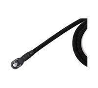 seam strap Cable de cámara - nylon con cuero protector Negro 110 cm