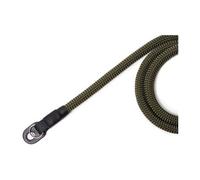 seam strap Cable de cámara - nylon con cuero protector Oliva 110 cm