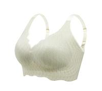 Seamless Bra Women's Jelly Gel Shaping All Day Tender Care for Women, Blue, L(Green,XL)