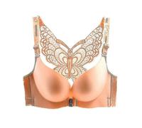 Seamless Front Closure Bra Butterfly Adjustable Push Up Bra Plus Size Bras for Women Wireless Bralette