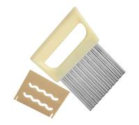 Seamless Manual Cleaning: Smooth nonporous allows for rapid rinsing under the tap preventing starch or vegetable from sticking to the serrated teeth after intensive meal prep sessions