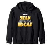 Sean Costume Idgaf Funny Meme Halloween Costume For Seans Sudadera con Capucha