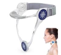 seaNpem Soporte para el cuello, soporte de cuello con soporte de barbilla suave ajustable de 360°, cuello cervical para corrección de postura de cabeza delantera y alivio de la presión cervical