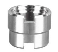 Seaoyoema Stainless Steel Watch Movement Holder, Movement Base for 2824 2892 NH35 NH36 7S26 7S36 8200 8205, Secure Fixation Repair Tool with Plastic Storage Box for Watchmakers and Hobbyists