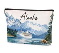 SEAOYOZO Bolsas de maquillaje de Florida, regalos para mujeres, recuerdos de Alaska, regalos temáticos de Scoland, bolsa de cosméticos, regalos de viaje de Florida para niñas, mejores amigas, mejores