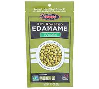 Seapoint Farms - DRY ROASTED EDAMAME - WASABI - 2 x 3.5 oz / 100 g