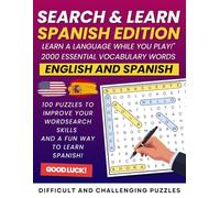 Search and Learn: Spanish Edition: 2000 Essential Vocabulary Words