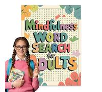 Search Books, Multilevel Word Puzzle Game, Engaging Brain Training Activity, Relaxing Stress-Relief Word Find, Large Print Puzzle, Includes 400+ Challenges For Travel, Home