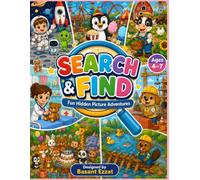 Search & Find Activity Book for Kids: Fun Hidden Picture Puzzles for Kids Ages 4-7 with Animals, Adventures, and Imaginative Worlds