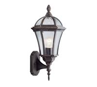 Searchlight Aplique de exterior Capri, farol hacia arriba True