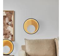Searchlight Aplique de pared LED Curio, aspecto madera