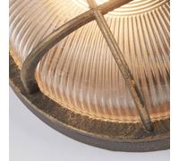 Searchlight Aplique de pared Porto, redondo, negro-oro