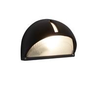 Searchlight Aplique de pared exterior Outdoor 218 130 – Aluminio, casquillo E27 60 W, 22 cm, negro