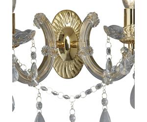 Searchlight Aplique Marie Therese, latón, 2 luces