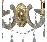 Searchlight Aplique Marie Therese, latón, 2 luces True