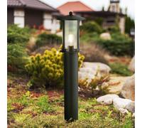 Searchlight Bolardo luminoso Pagoda, IP44, negro, altura 73 cm, metal