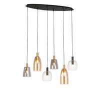 Searchlight Lámpara colgante Divine, 6 luces