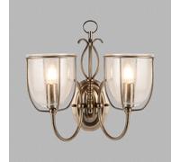 Searchlight Elegante lámpara de pared SILUETA de 2 brazos
