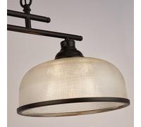 Searchlight Lámpara colgante Bistro 3 luces, negro