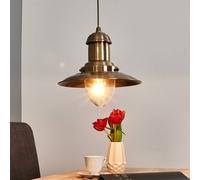 Lámpara Colgante Vintage Estilosa E27 Ø31cm En Bronce Iluminación Interior