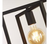 Searchlight Lámpara colgante Squares 4 luces negro