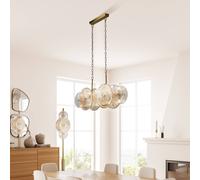 Searchlight Lámpara colgante Wagon Wheel, 10 luces