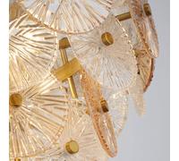 Searchlight Lámpara colgante Wagon Wheel, 5 luces