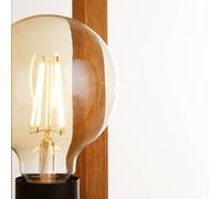 Searchlight Lámpara de mesa cuadrada de bambú