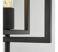 Searchlight Lámpara de mesa Squares, negro