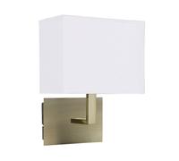 Searchlight Lámpara de pared DARIO con pantalla de tela