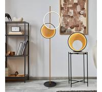 Searchlight Lámpara de pie LED Curio, aspecto madera EC:EPREL:1645321