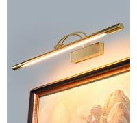 Searchlight Lámpara LED para cuadros Piktura, latón pulido EC:EPREL:927028