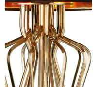 Searchlight Lámpara mesa Ethan base mármol y pantalla textil