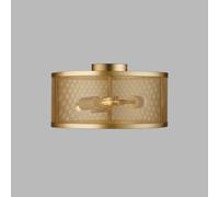 Searchlight Plafón Fishnet, oro, Ø 45 cm