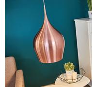 Searchlight Vibrante lámpara colgante, Ø 26 cm, rosa metálico