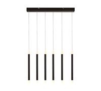 Searchlight Wands6 Ljus LED Bar Pendel Svart 2700K