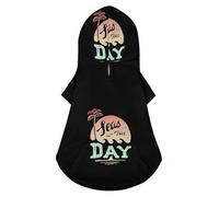 Seas The Day Sudaderas con Capucha para Mascotas con Estampado de Ropa para Mascotas, suéter cálido, Chaqueta para Mascotas para Perro Gato M
