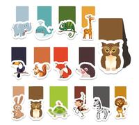 Seasboes 30 Piezas Marcapáginas Magnético, Marcapáginas con Imán de Animales, Kit de Marcapáginas Magnéticos, Marcapáginas Creativos de Animales para Niños, Estudiantes, Oficina, Escuela, Amantes de