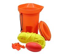 SeaSense Bailer Kit con Silbato, línea, Flotador y Bailer