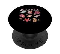 Seashell Collector Beach Colecciona Conchas Marinas PopSockets PopGrip Adhesivo