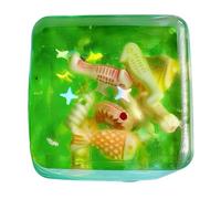 Seashell Design Cube, Squeeze Sensory Fidget Toy, Slow Rebound Stress Comfort, Interactive Ideal for Adults Students Classroom Office Travel Home Birthday Easter Basket Christmas Fun