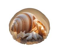 Seashell Landscape On The Beach Fashion Joker - Gorro de baño doble, reutilizable, disfruta de una experiencia de baño más avanzada